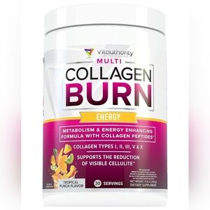 Vitauthority SEALED! NIB! Multi Collagen Burn Powder. 30 Servings. R2S!!
